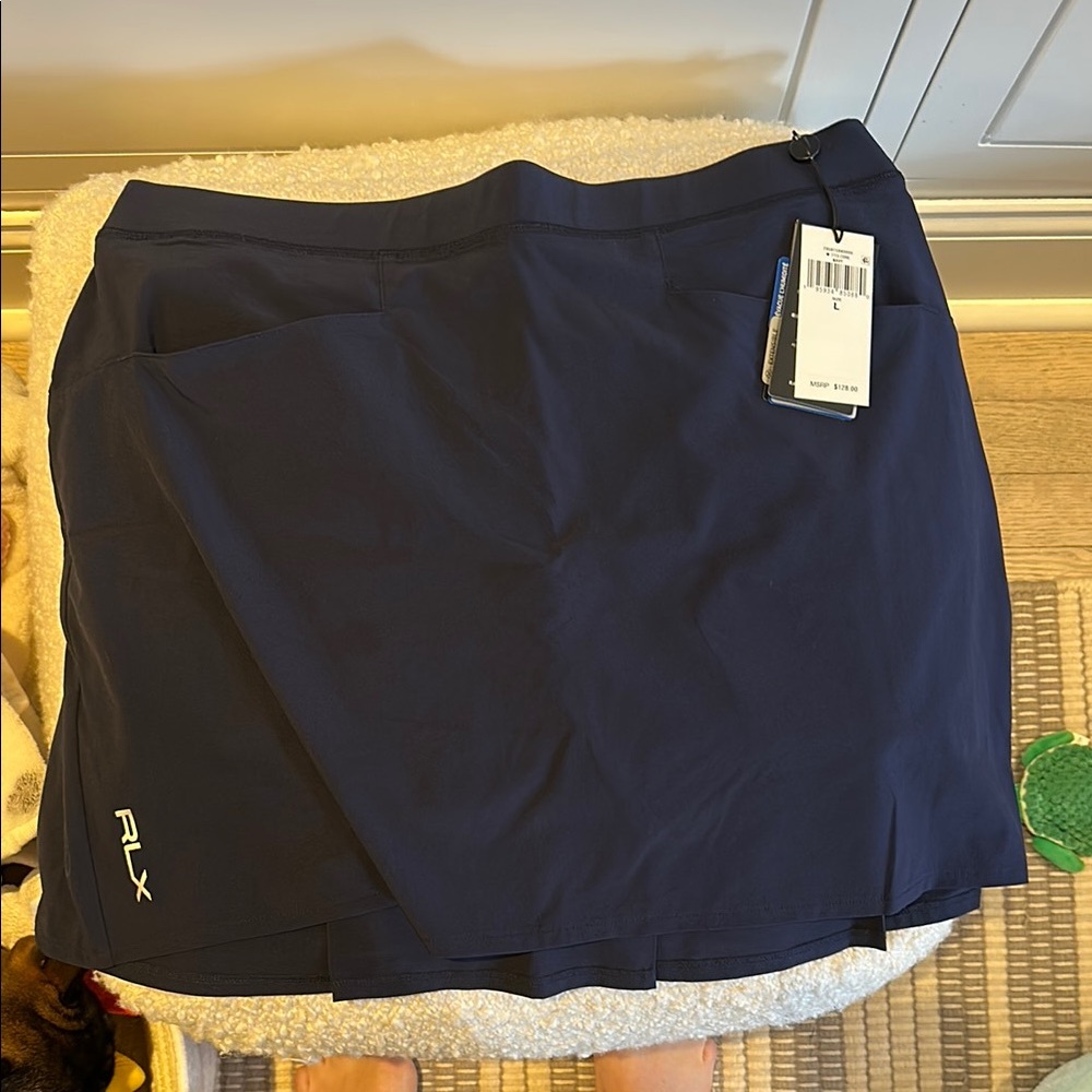 RLX Ralph Lauren Navy Athletic Skort